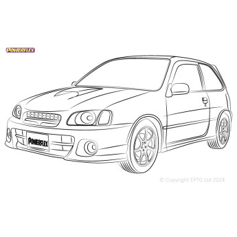 STARLET GT TURBO EP82/GLANZA V EP91 (1990 - 1999)